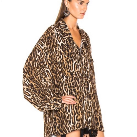 R13 Animal print top - Picture 3 of 5